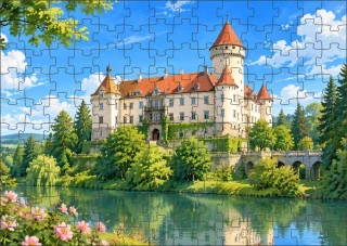 Moon River Hrady a zámky České republiky č. 09 puzzle 120 dílků