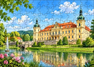 Moon River Hrady a zámky České republiky č. 18 puzzle 500 dílků