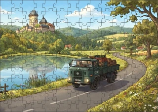 Moon River IFA nákladní auto puzzle 500 dílků