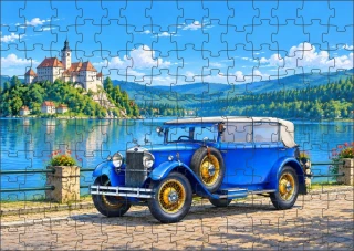 Moon River České auto veterán č.03 puzzle 500 dílků