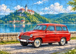 Moon River České auto veterán č.05 puzzle 500 dílků