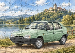 Moon River České auto veterán č.08 puzzle 500 dílků