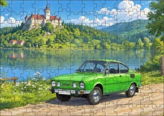Moon River České auto veterán č.11 puzzle 500 dílků