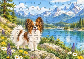 Moon River Papillon Puzzle 120 dílků
