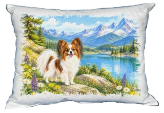 Moon River Papillon polštářek 30 x 40 cm