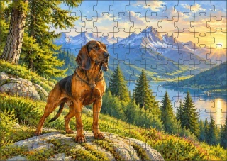 Moon River Bavorský barvář Puzzle 120 dílků