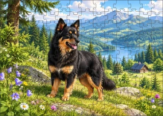 Moon River Chodský pes Puzzle 120 dílků