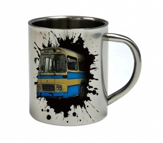 Moon River Karosa ŠL 11 nerezový hrnek s autobusem