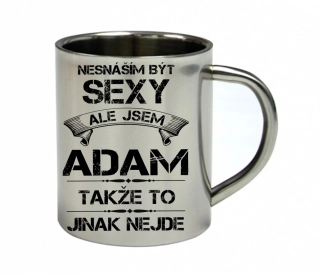 Moon River ADAM nerezový hrnek se jménem 