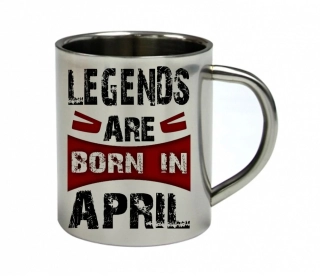 Moon River DUBEN nerezový hrnek legendy se rodí v dubnu