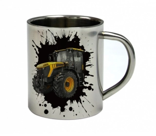 Moon River JCB Fastrac 4220  nerezový hrnek s traktorem