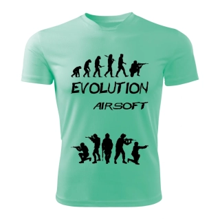 AIRSOFT tričko Evolution  mátové 