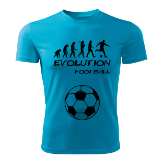 FOTBAL tričko Evolution tyrkysové 