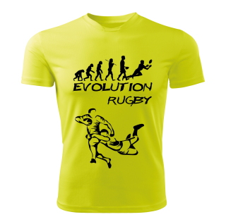 RUGBY tričko Evolution limetkové 