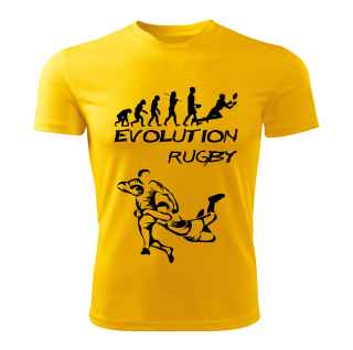 RUGBY tričko Evolution žluté  