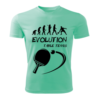 Table tennis tričko Evolution stolní tenis mátové 