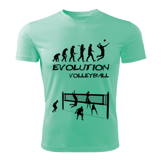 VOLLEYBALL tričko Evolution volejbal mátové 
