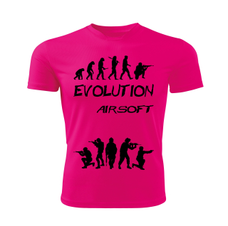 AIRSOFT tričko Evolution růžové   