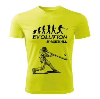 BASEBALL dámské tričko Evolution limetkové 