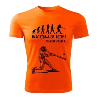 BASEBALL dámské tričko Evolution oranžové 