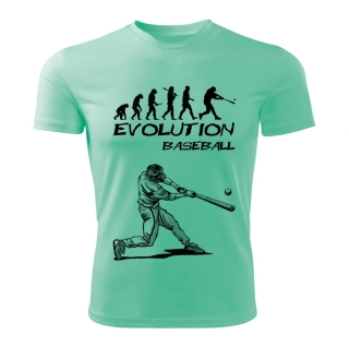 BASEBALL dámské tričko Evolution mátové 