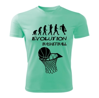 BASKETBAL dámské tričko Evolution mátové 