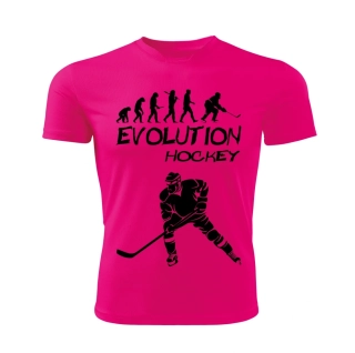 HOKEJ dámské tričko Evolution růžové 