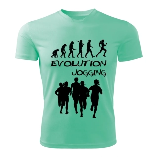 JOGGING dámské tričko Evolution běh mátové 