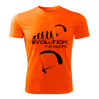 PARAGLIDING dámské tričko Evolution oranžové 