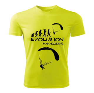 PARAGLIDING dámské tričko Evolution limetkové 