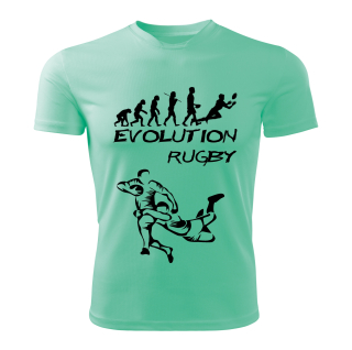 RUGBY dámské tričko Evolution mátové 