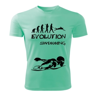 PLAVÁNÍ dámské tričko Evolution mátové 