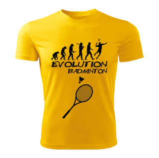 Evolution BADMINTON dětské tričko žluté 