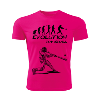 Evolution BASEBALL  dětské tričko růžové 