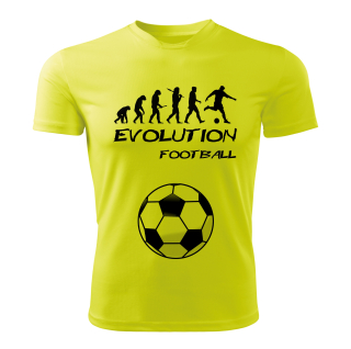 Evolution FOTBAL dětské tričko limetkové 