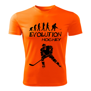 Evolution HOKEJ dětské tričko oranžové 