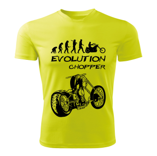 Evolution CHOPPER dětské tričko limetkové 