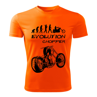 Evolution CHOPPER dětské tričko oranžové 