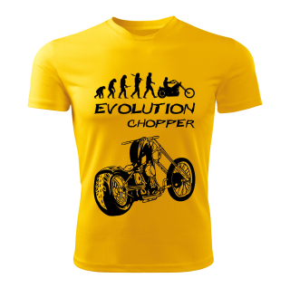 Evolution CHOPPER dětské tričko žluté 