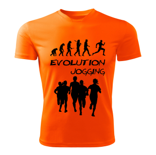 Evolution JOGGING dětské tričko oranžové 