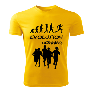 Evolution JOGGING dětské tričko žluté 