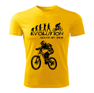 Evolution Mountain bike dětské tričko žluté 