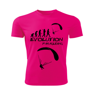 Evolution PARAGLIDING dětské tričko růžové 