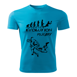 Evolution RUGBY dětské tričko tyrkysové 