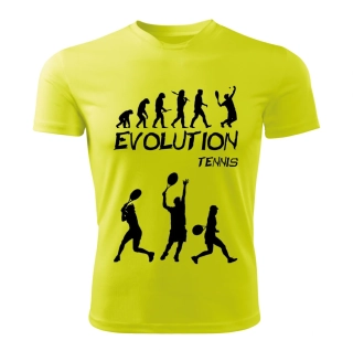 Evolution TENIS dětské tričko limetkové 