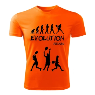 Evolution TENIS dětské tričko oranžové 
