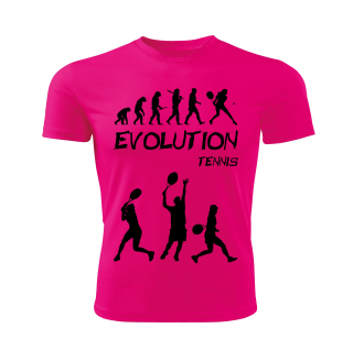 Evolution TENIS dětské tričko růžové 