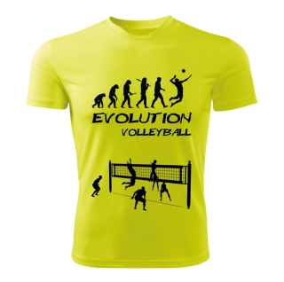 Evolution VOLEJBAL dětské tričko limetkové 