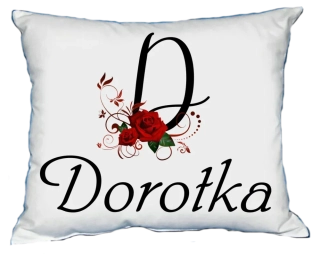 Moon River DOROTKA polštář s dámským jménem 30x40 cm