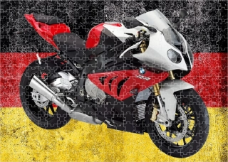 Moon River Puzzle s motorkou BMW  S1000RR 